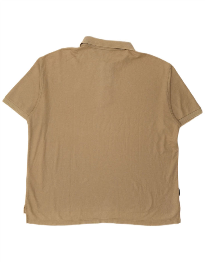 Ανδρικό μπλουζάκι πόλο NIKE UK 45/47 XL Μπεζ βαμβακερό