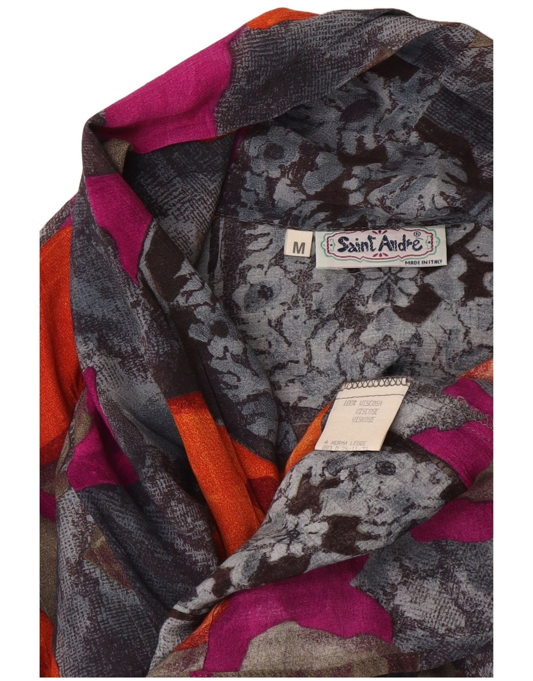 Saint Andrews Γυναικείο πουκάμισο Μπλούζα UK 14 Μεσαία Πολύχρωμη Φλοράλ Βισκόζη