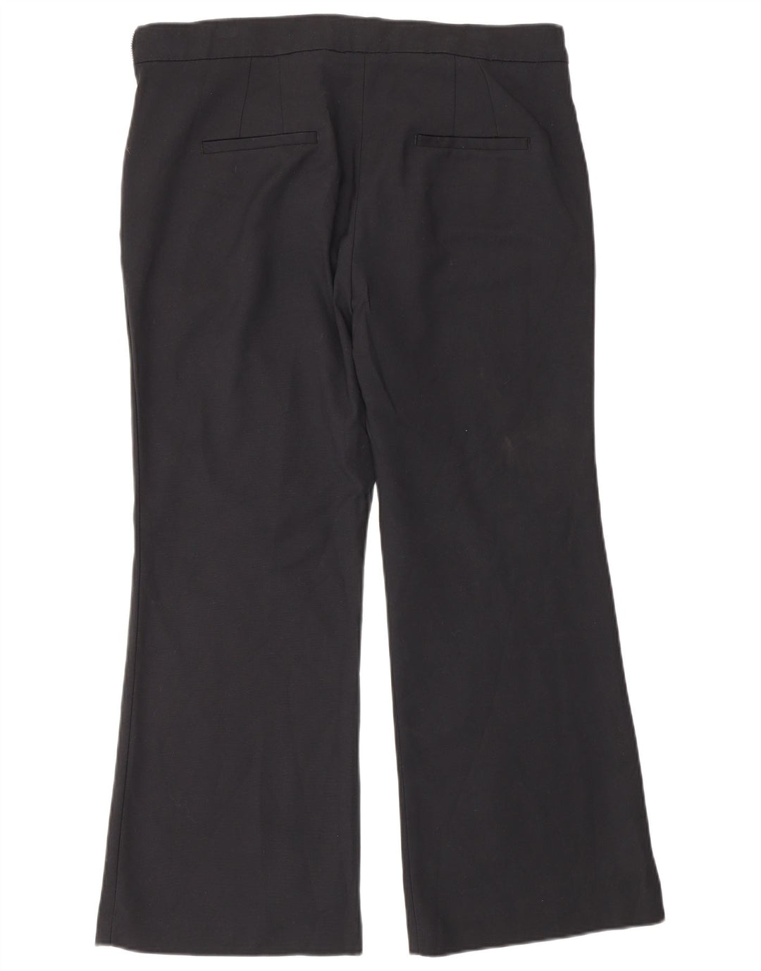 Zara Γυναικείο Παντελόνι Chino Bootcut IT 42 Large W32 L26 Μαύρο