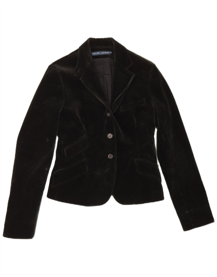 Ralph Lauren Γυναικείο μπουφάν με 3 κουμπιά κοτλέ σακάκι US 6 Medium Khaki