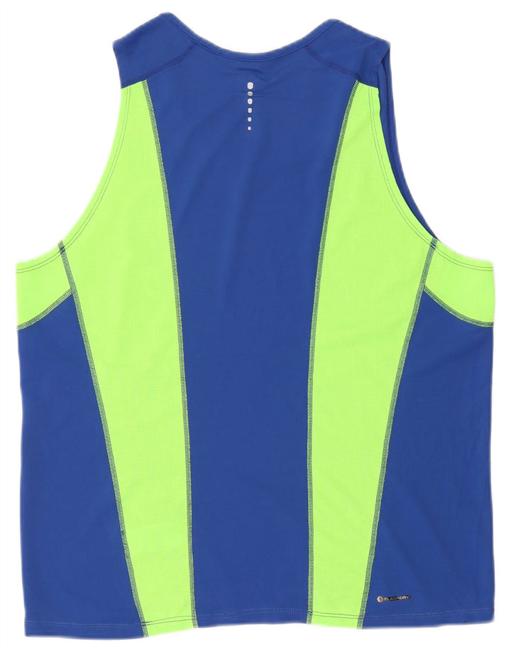 Το ανδρικό γιλέκο North Face Top Large Blue Colourblock Πολυεστέρας