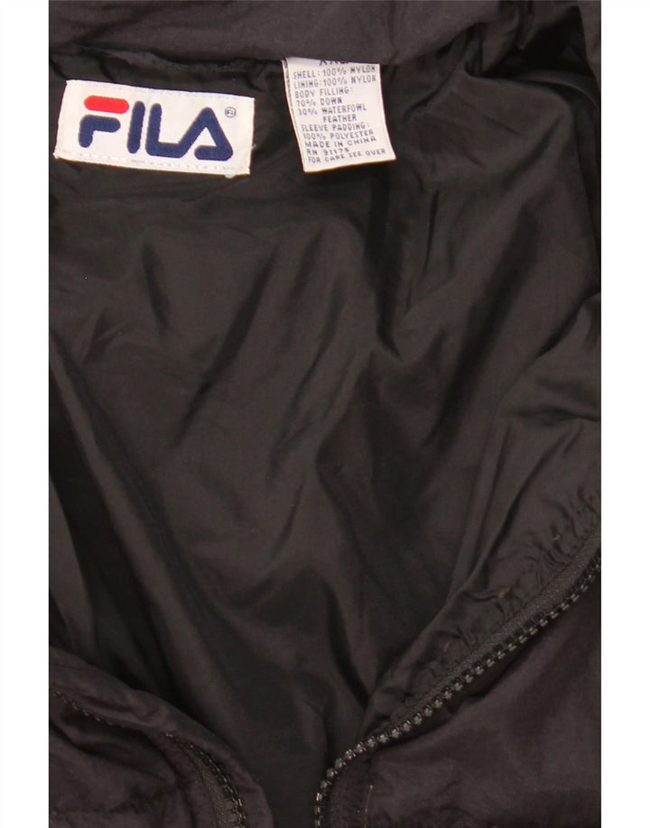 Fila Ανδρικό μπουφάν με επένδυση UK 44 2XL μαύρο νάιλον
