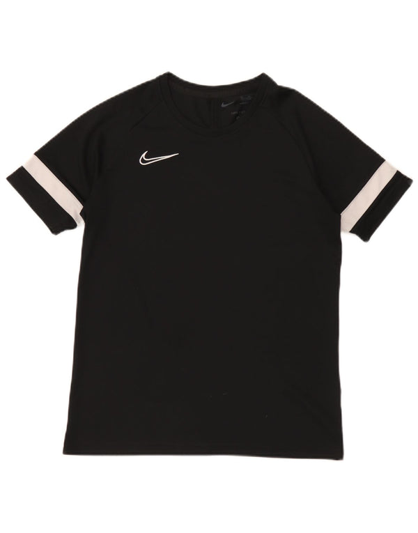 Τοπ μπλουζάκι Nike Boys Dri Fit 13-14 ετών XL μαύρο χρώμα