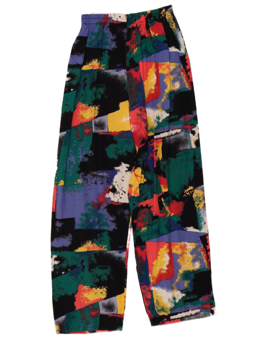 Vintage Γυναικείο Loose Fit Casual Παντελόνι W30 L27 Πολύχρωμο Patchwork