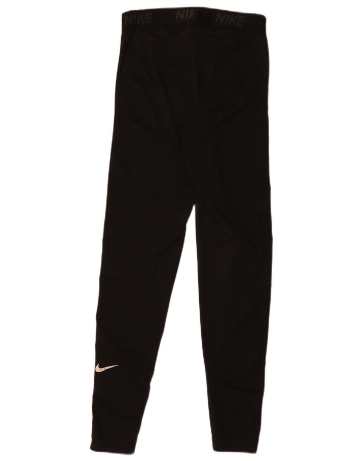 Γυναικεία Nike Dri Fit Graphic κολάν UK 10 Small Black Polyester