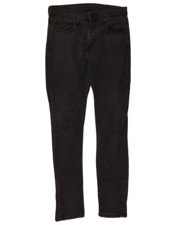 Ανδρικό τζιν Levi's Slim W30 L32 Μαύρο βαμβακερό