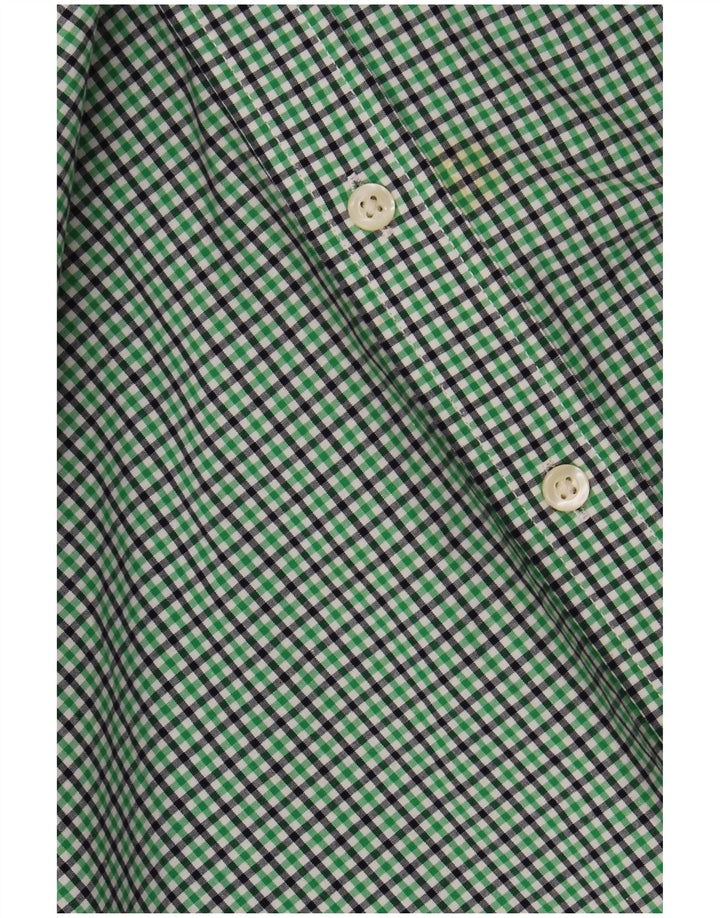 Ανδρικό πουκάμισο Gap Slim Fit XL Green Check Cotton