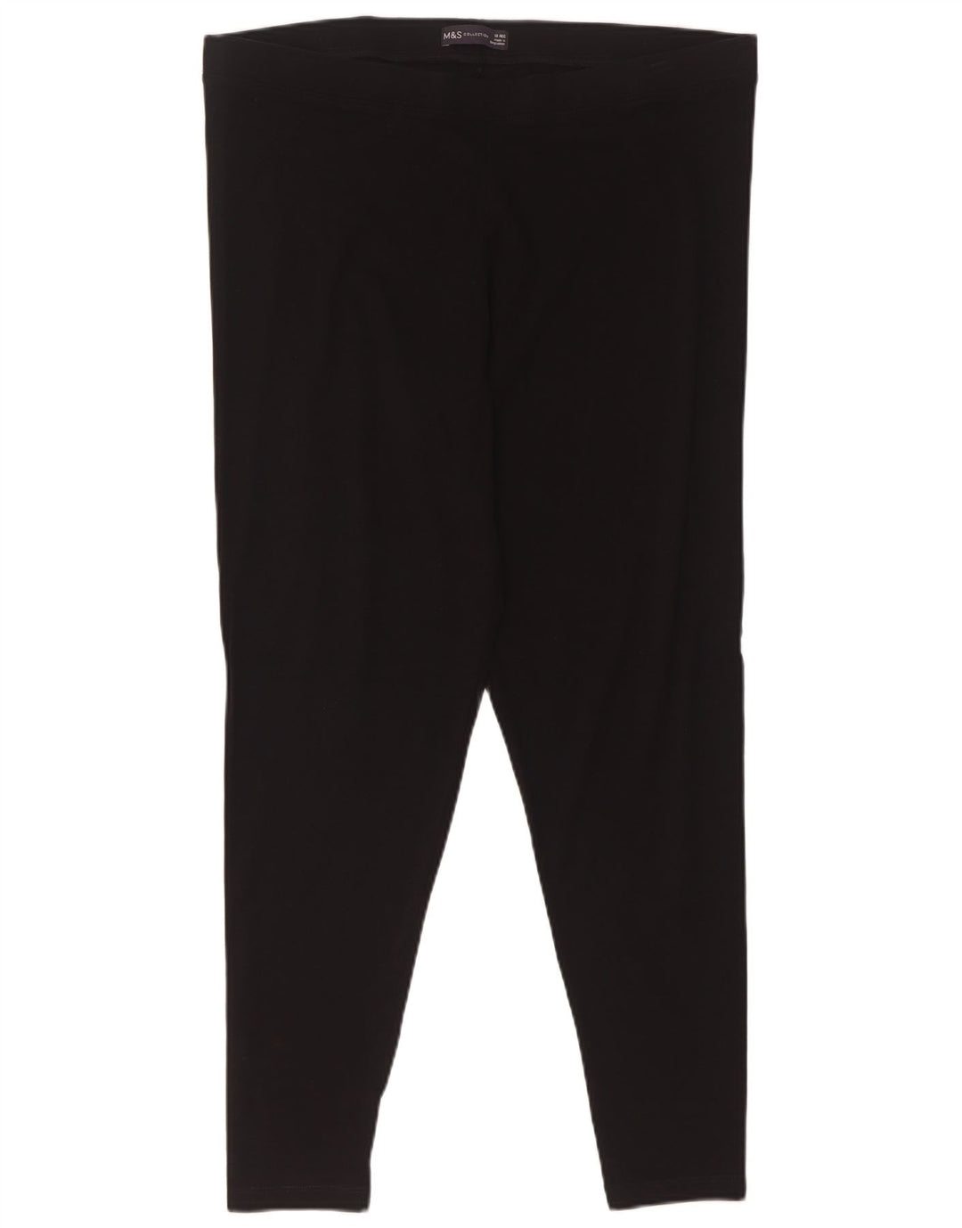 Marks & Spencer Γυναικείο Κολάν UK 18 XL Μαύρο βαμβακερό