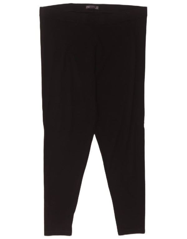 Marks & Spencer Γυναικείο Κολάν UK 18 XL Μαύρο βαμβακερό
