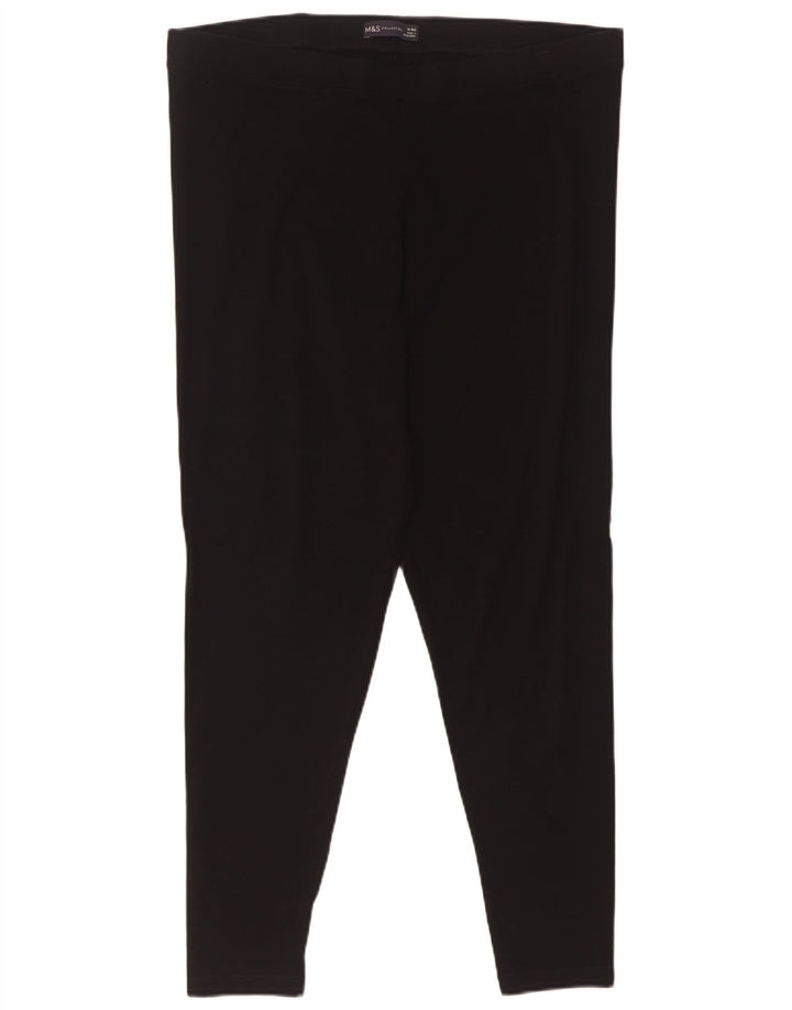 Marks & Spencer Γυναικείο Κολάν UK 18 XL Μαύρο βαμβακερό