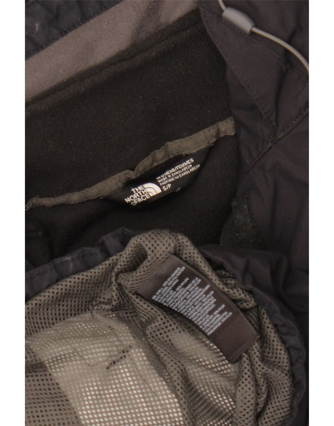 The North Face γυναικείο μπουφάν με κουκούλα αντιανεμικό UK 10 Small Black Nylon