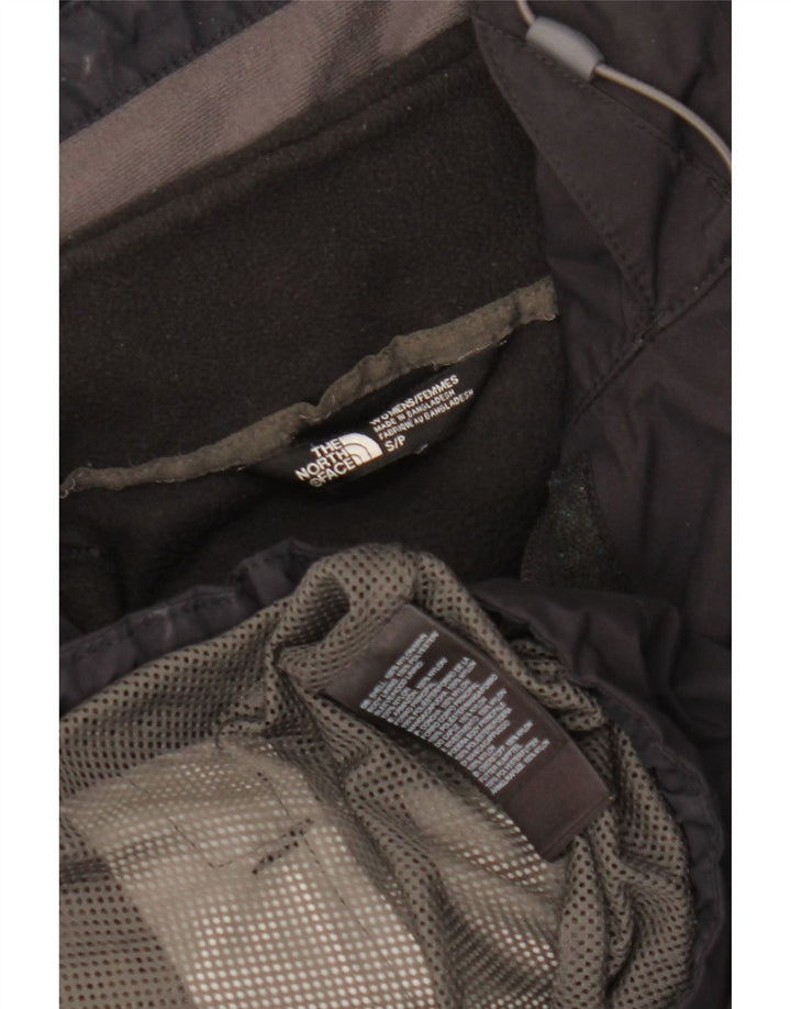 The North Face γυναικείο μπουφάν με κουκούλα αντιανεμικό UK 10 Small Black Nylon