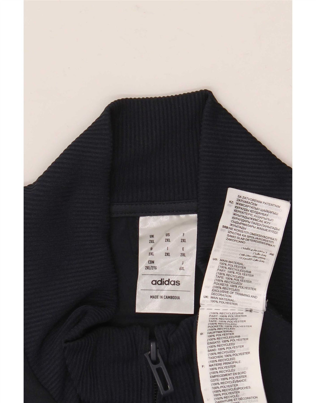 Ανδρική φόρμα Adidas Top Jacket 2XL Navy Blue Polyester