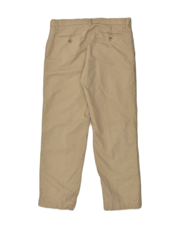 LEE Mens Relaxed Fit Chino Trousers W33 L30 Beige Polyester | Vintage Lee | Thrift | Second-Hand Lee | Used Clothing | Messina Hembry 