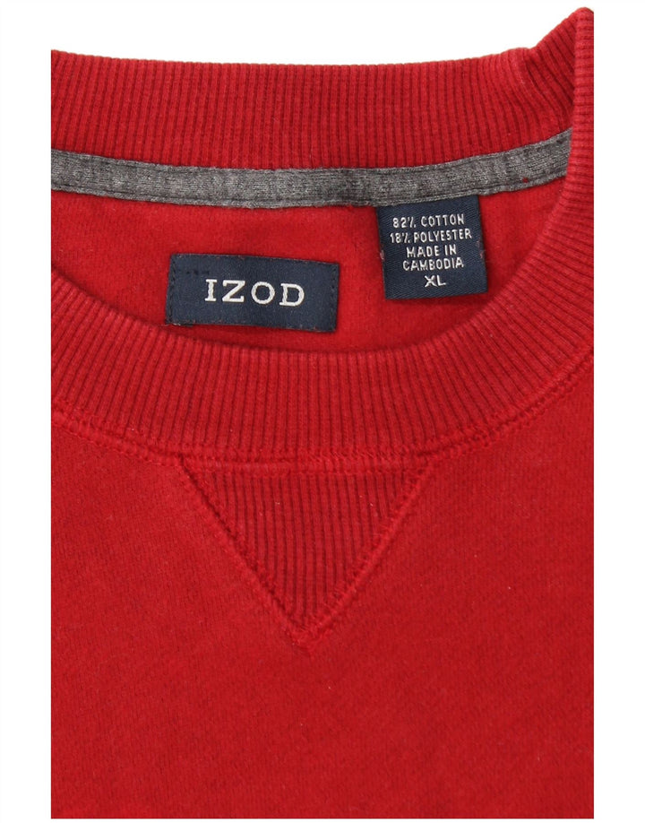 Ανδρικό φούτερ IZOD Jumper XL Κόκκινο βαμβακερό