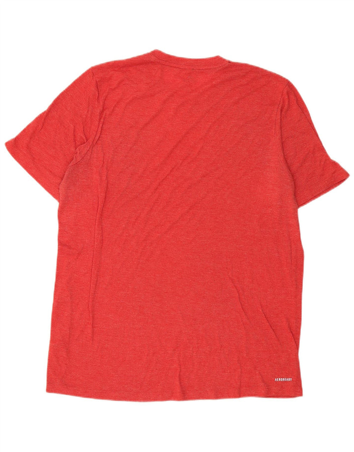 Adidas Ανδρικό T-Shirt Aeroready Τοπ μεσαίο κόκκινο πολυεστέρας