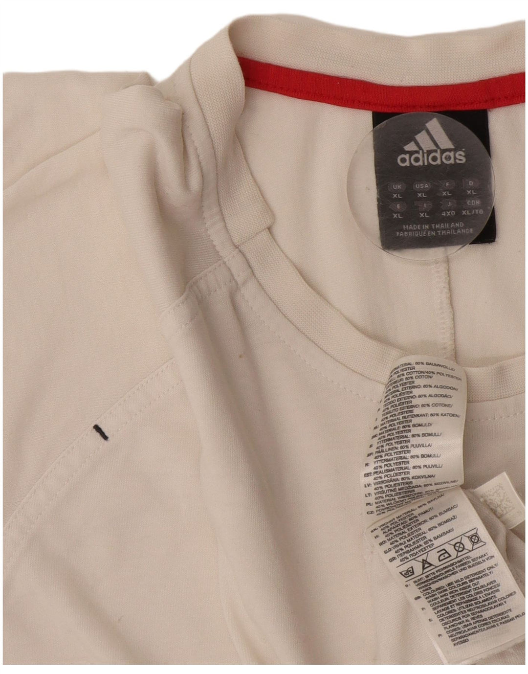 Ανδρικό T-Shirt Adidas Top XL Λευκό βαμβακερό