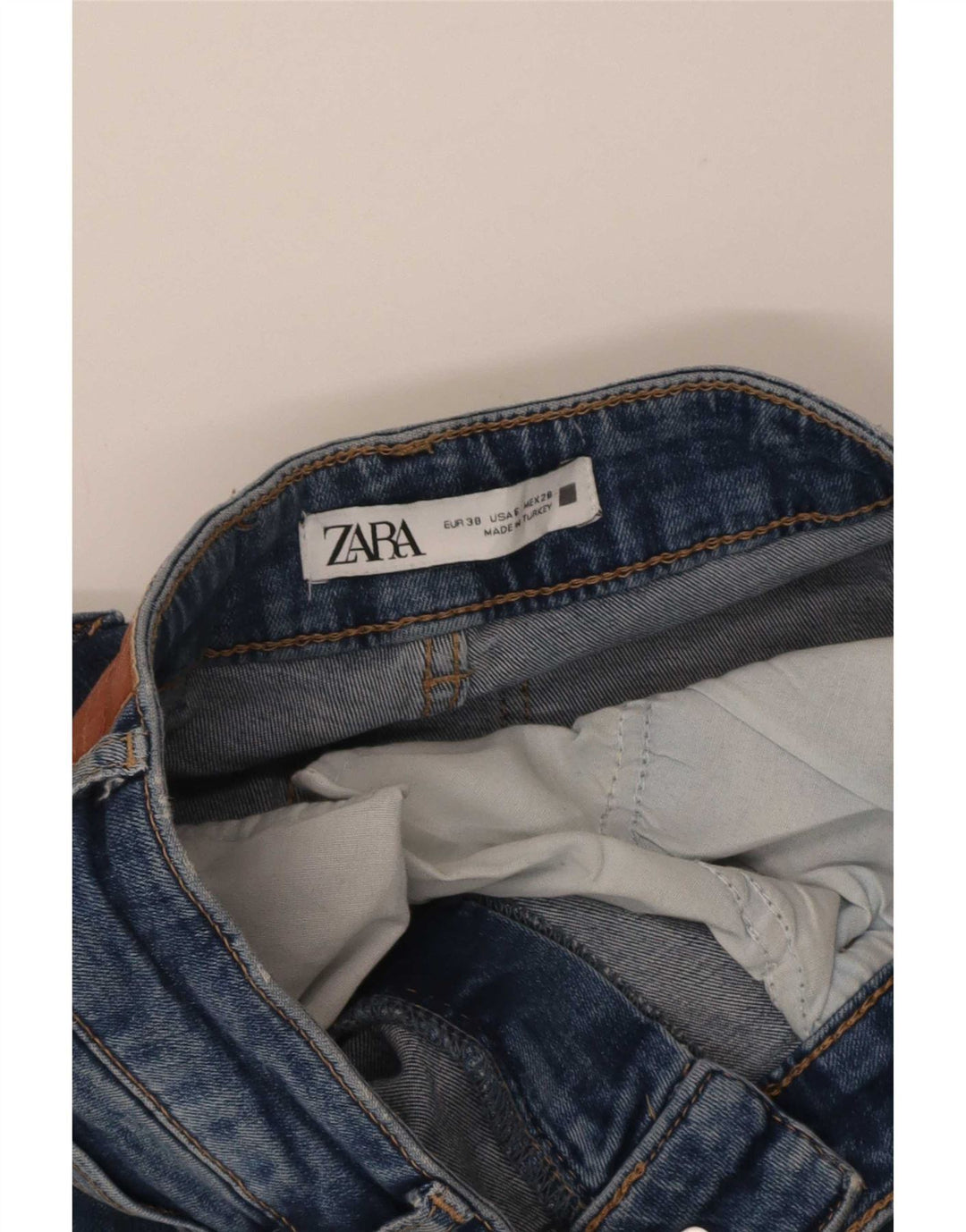 Zara Γυναικείο Τζιν EU 38 Small W28 L33 Μπλε