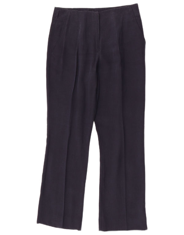 Zara Γυναικείο ίσιο παντελόνι Chino Medium W28 L28 Navy Blue