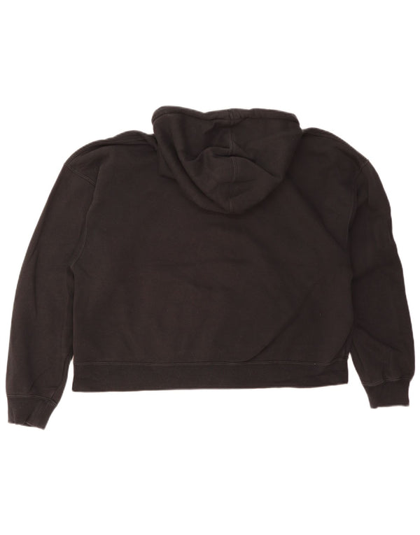 Jordan Γυναικείο Hoodie Jumper UK 10 Small Black Βαμβακερό
