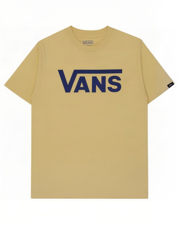 Vans Boys Classic Fit Graphic T-shirt Top 8-9 ετών Μικρό κίτρινο βαμβακερό