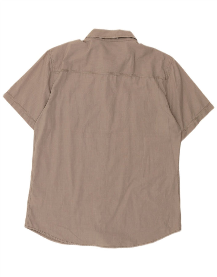 Ανδρικό κοντομάνικο πουκάμισο Levi's Standard Fit μεγάλο γκρι βαμβακερό