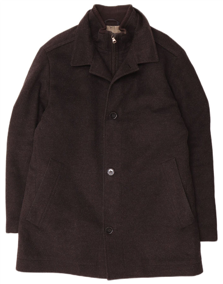 Ανδρικό πανωφόρι Hugo Boss EU 52 XL Γκρι μαλλί