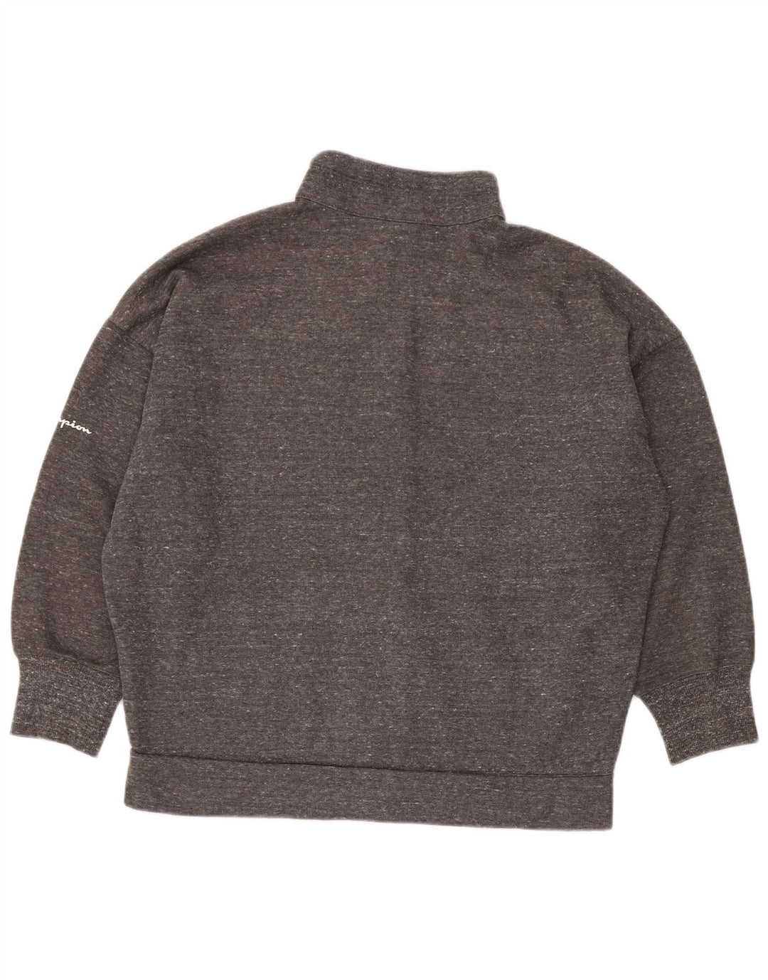 Champion γυναικεία υπερμεγέθη αθλητική φόρμα κορυφαίο μπουφάν UK 14 Medium Grey Flecked