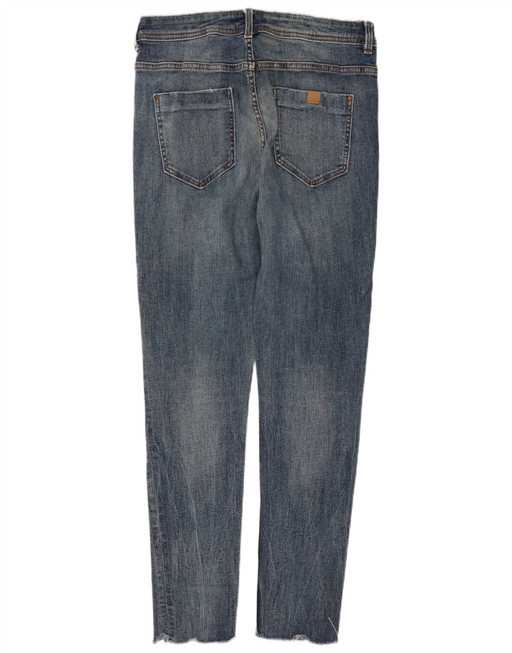 Zara Womens Distressed Skinny Jeans EU 40 Medium W30 L28 Blue