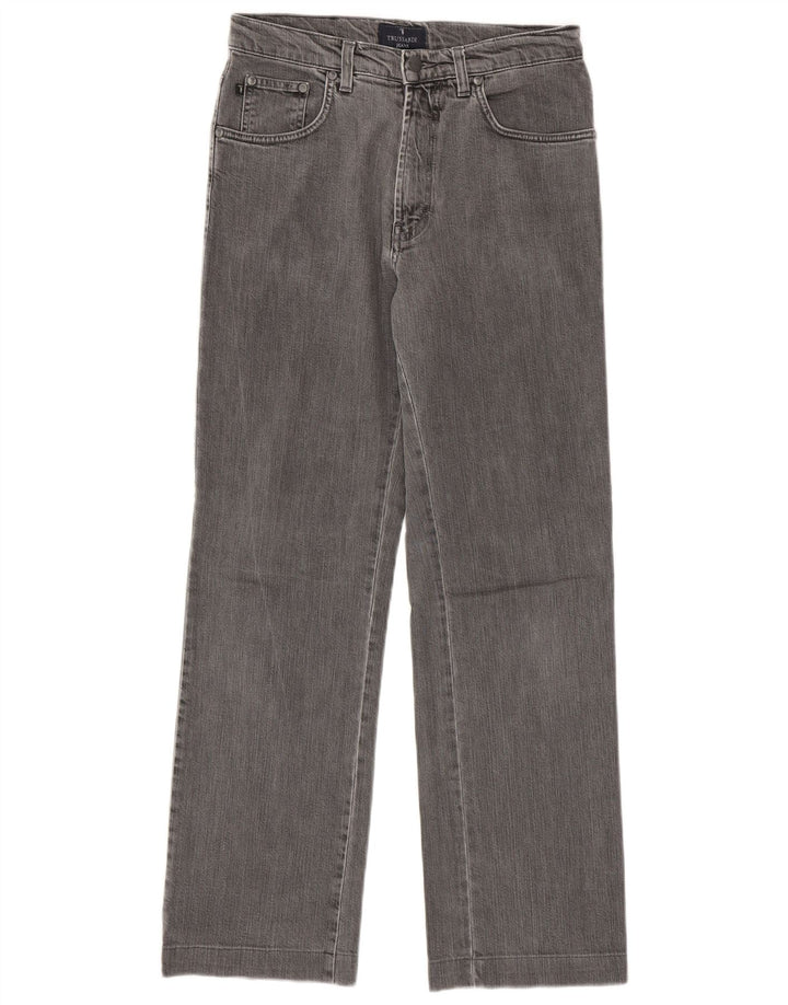 Ανδρικό τζιν Trussardi ίσιο W30 L30 Γκρι βαμβακερό