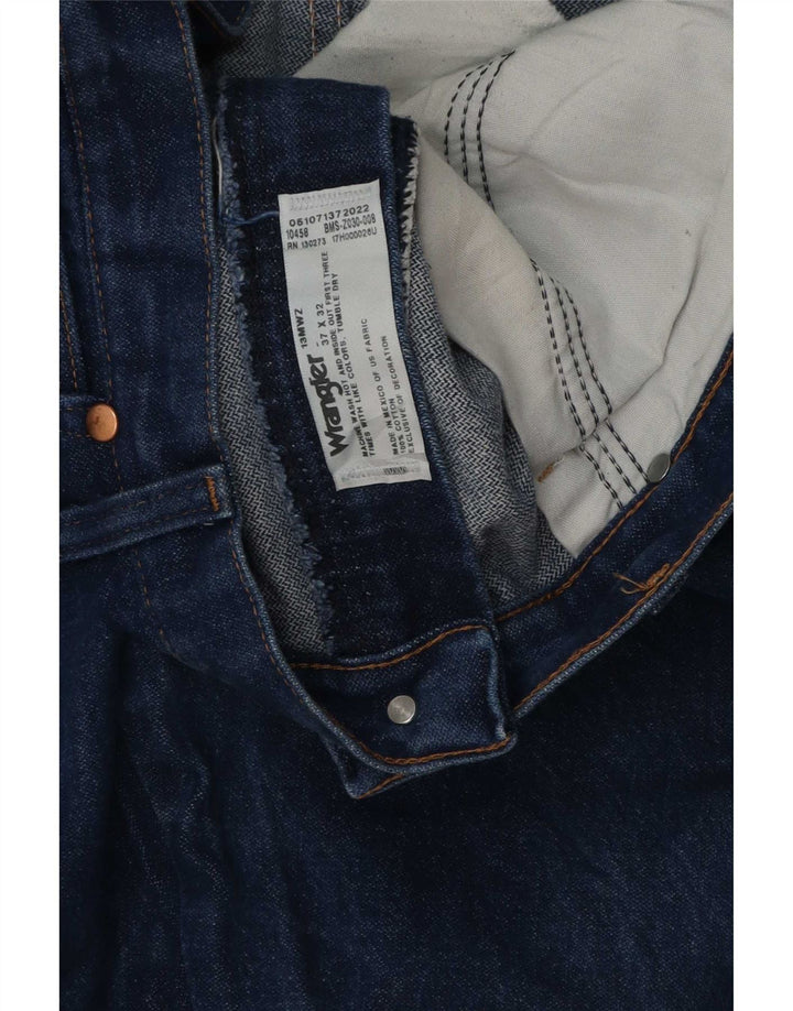 Ανδρικό τζιν Wrangler ίσιο W37 L32 Μπλε βαμβακερό