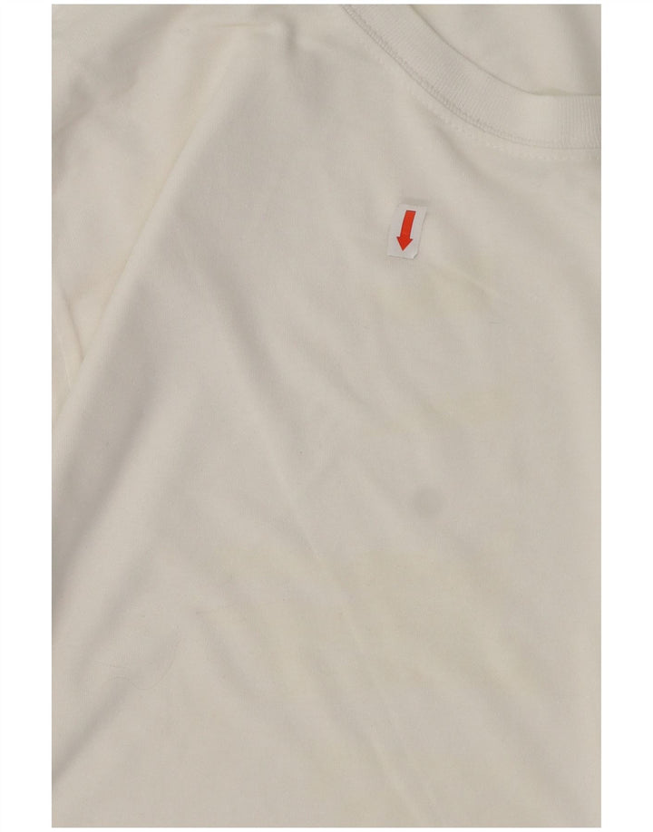 Ανδρικό μπλουζάκι LEVI'S μακρυμάνικο μεγάλο λευκό βαμβακερό