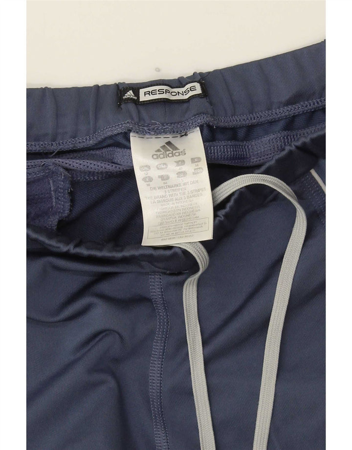 Adidas Γυναικείο κολάν Capri UK 12 Medium Navy Blue Polyester