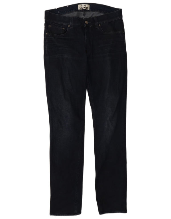 Acne Studios Ανδρικά Slim Jeans W30 L32 Navy Blue Cotton
