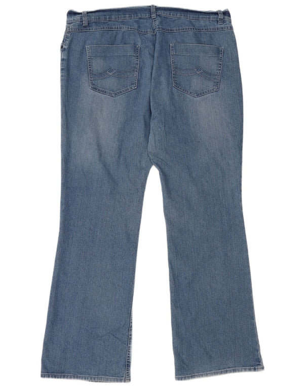 Marks & Spencer Γυναικεία Bootcut Jeans UK 18 XL W38 L30 Μπλε βαμβακερό