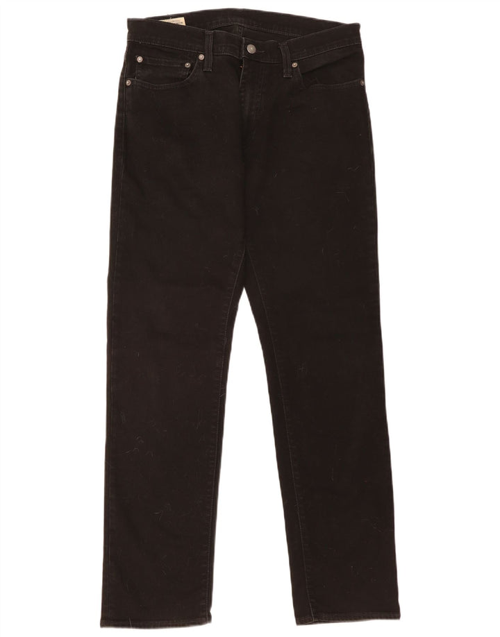 Levi's Mens 511 Slim Jeans W32 L32 Μαύρο βαμβακερό