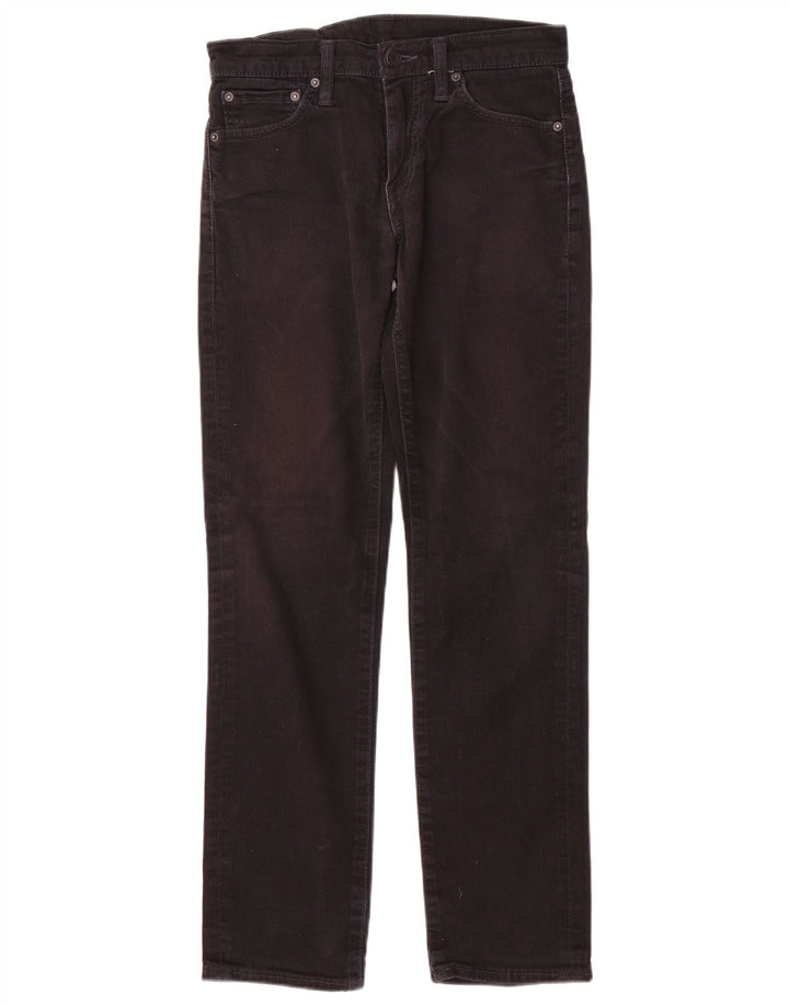 Ανδρικό τζιν Levi's Straight W30 L32 Μαύρο βαμβακερό