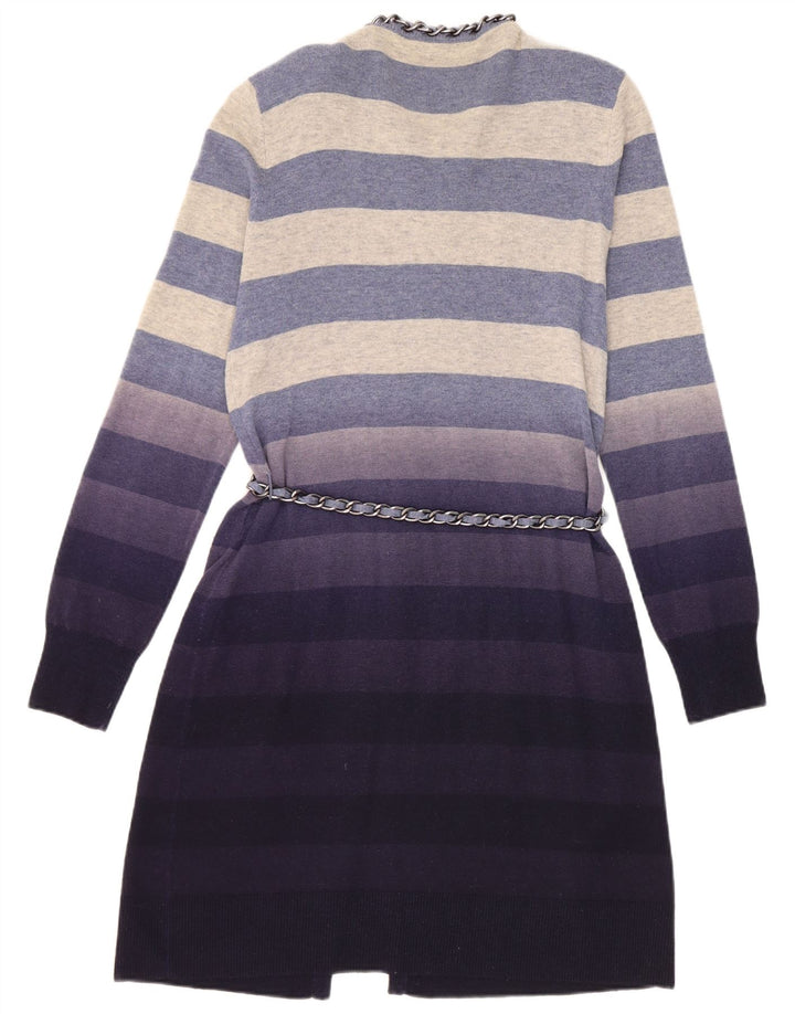 Roberta Scarpa Γυναικείο πουλόβερ ζακέτα IT 46 Large Navy Blue ριγέ