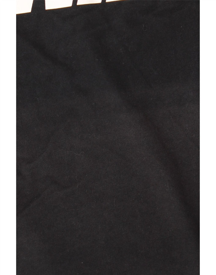 Γυναικείο γραφικό γιλέκο NIKE τοπ UK 10 Small Black Synthetic
