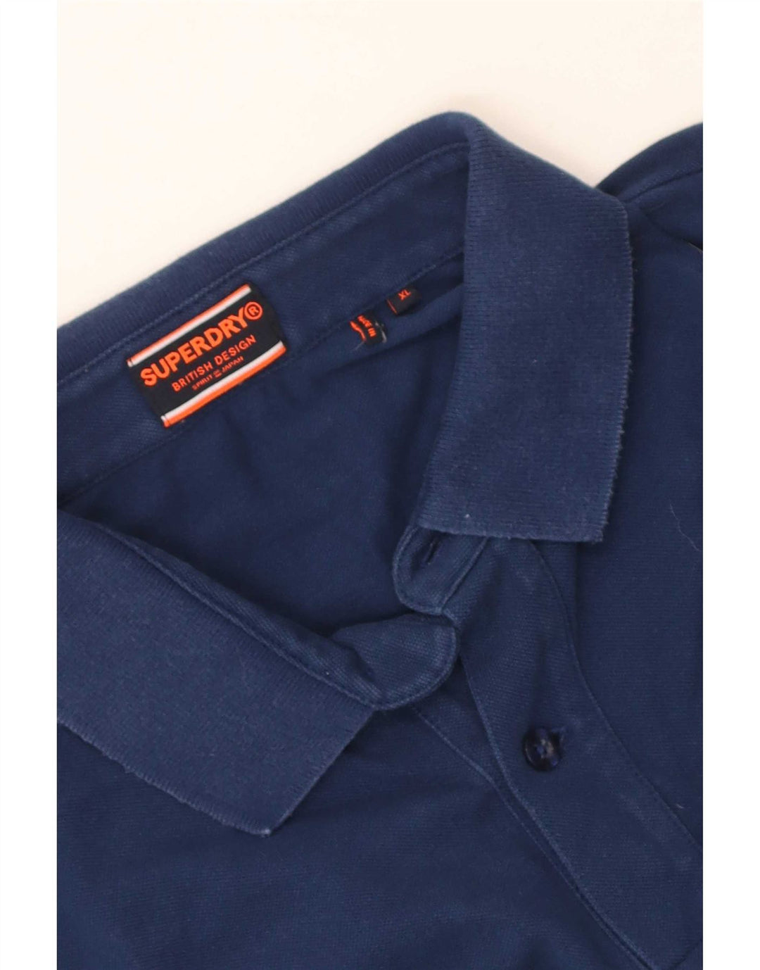 Ανδρικό μπλουζάκι πόλο Superdry XL Navy Blue