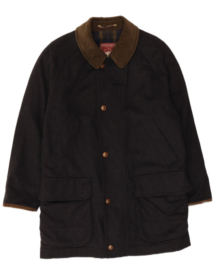 Ανδρικό πανωφόρι Schneiders EU 48 Medium Navy Blue Polyamide