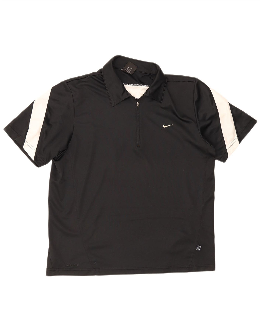 Ανδρικό μπλουζάκι πόλο Nike UK 39/41 μεσαίο μαύρο χρώμα