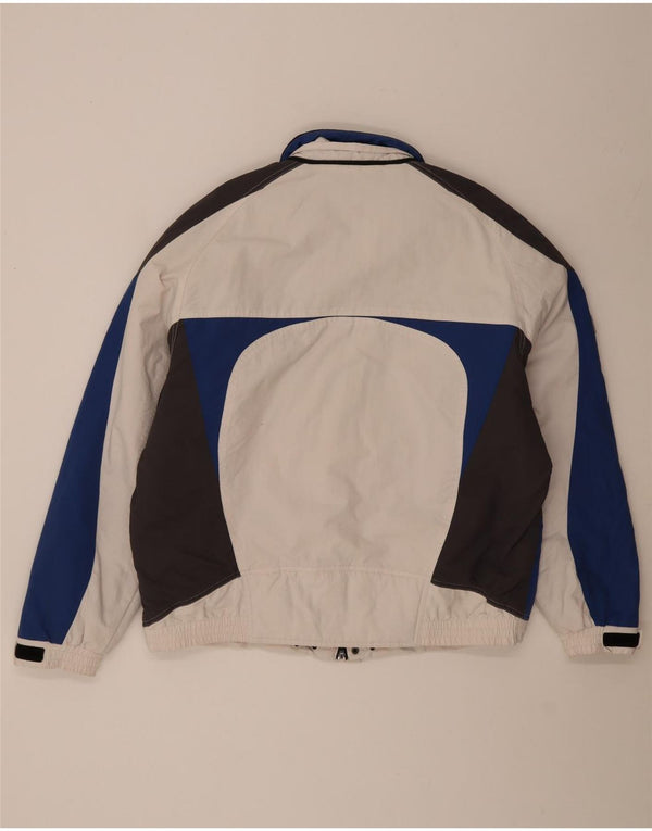 Ανδρικό μπουφάν MC Kee's Ski UK 42 XL White Colourblock Nylon