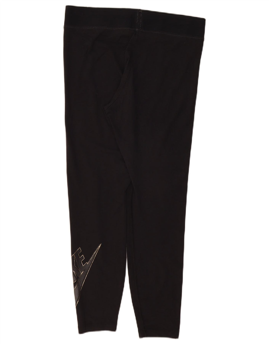 Γυναικείο γραφικό κολάν NIKE UK 18 XL Μαύρο βαμβακερό