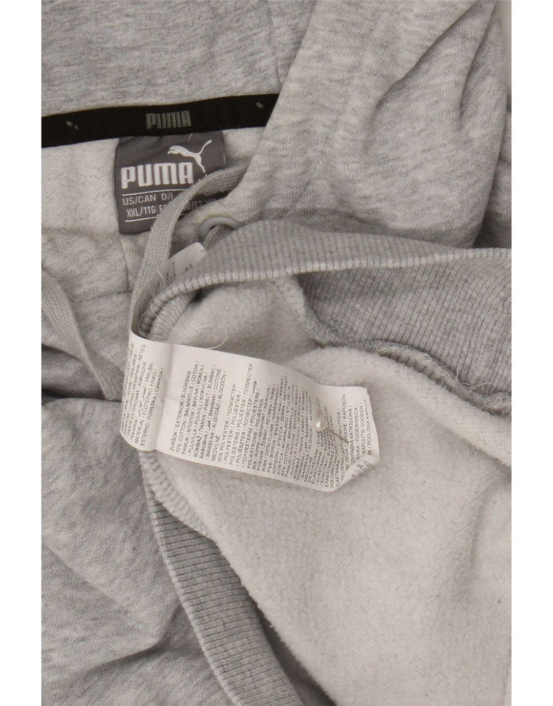Puma Ανδρικό Hoodie Jumper 2XL Γκρι βαμβακερό
