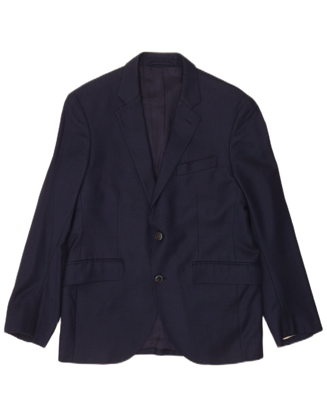 Ανδρικό σακάκι σακάκι Hackett 2 κουμπιών UK 40 Large Navy Blue Wool