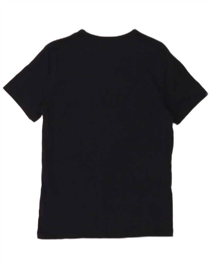 Ανδρικό T-Shirt Reiss Top Μικρό μαύρο βαμβακερό