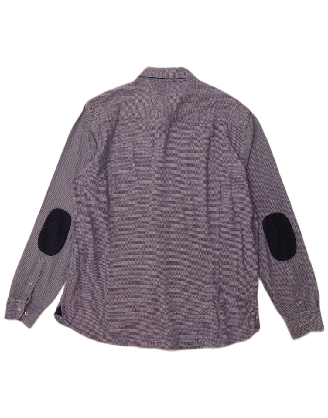 Ανδρικό πουκάμισο Massimo Dutti 2XL Μπλε βαμβακερό