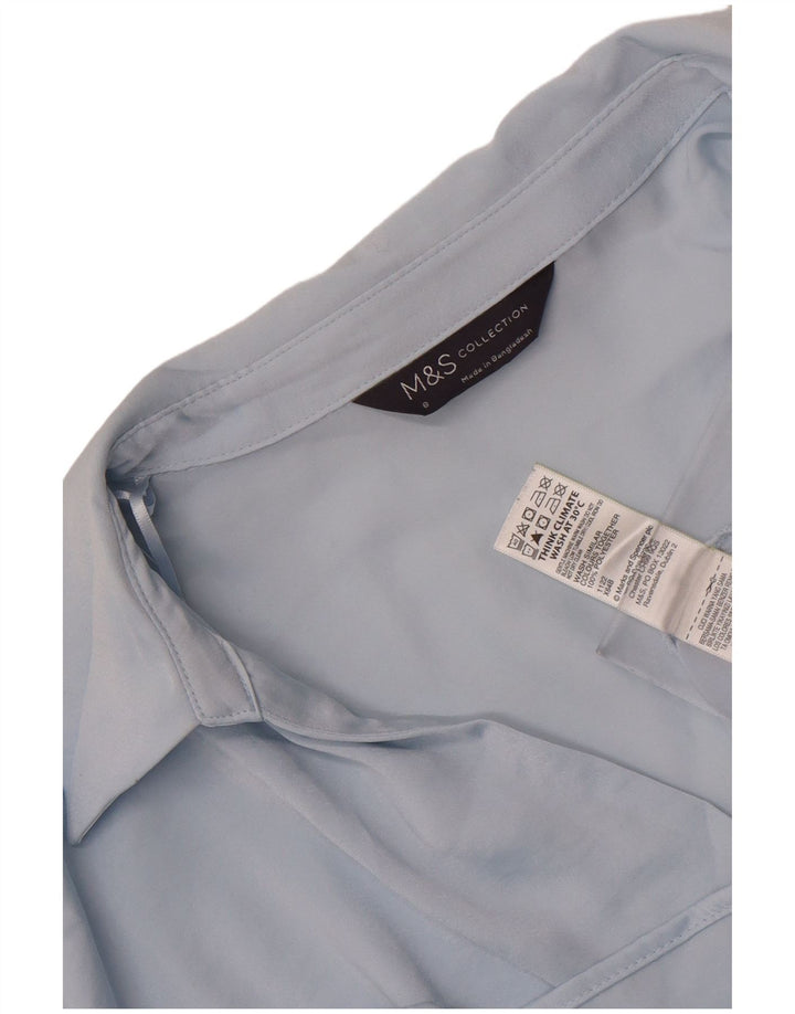 Marks & Spencer Γυναικείο Τοπ UK 8 Small Blue Polyester