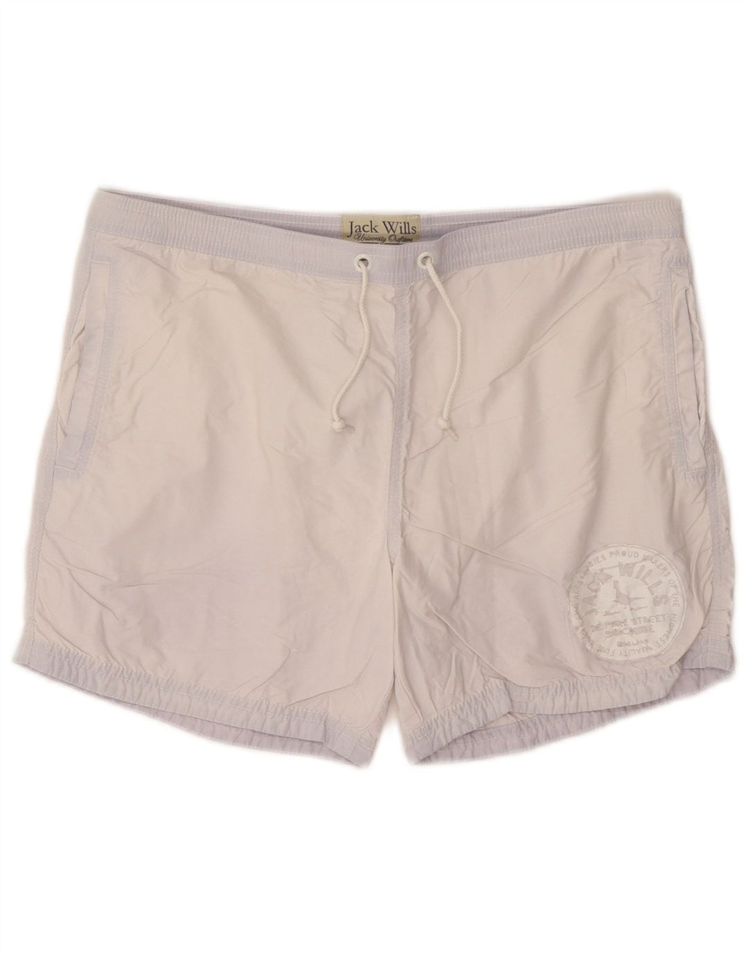 Jack Wills Ανδρικό γραφικό σορτς κολύμβησης μικρό μπλε βαμβακερό